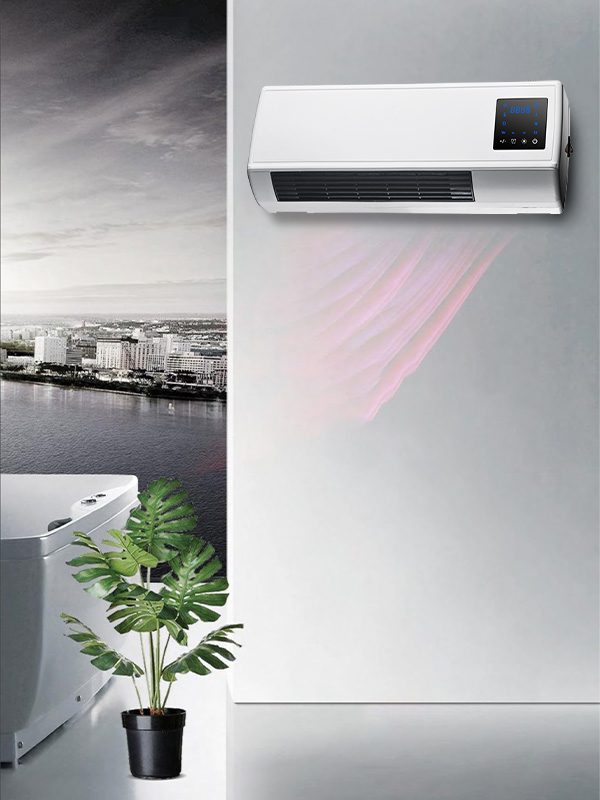 BPT-2000B 5006L/5006L-ERP 1000W/2000W PTC เครื่องทำความร้อนติดผนังเซรามิคพร้อมจอแสดงผล LED