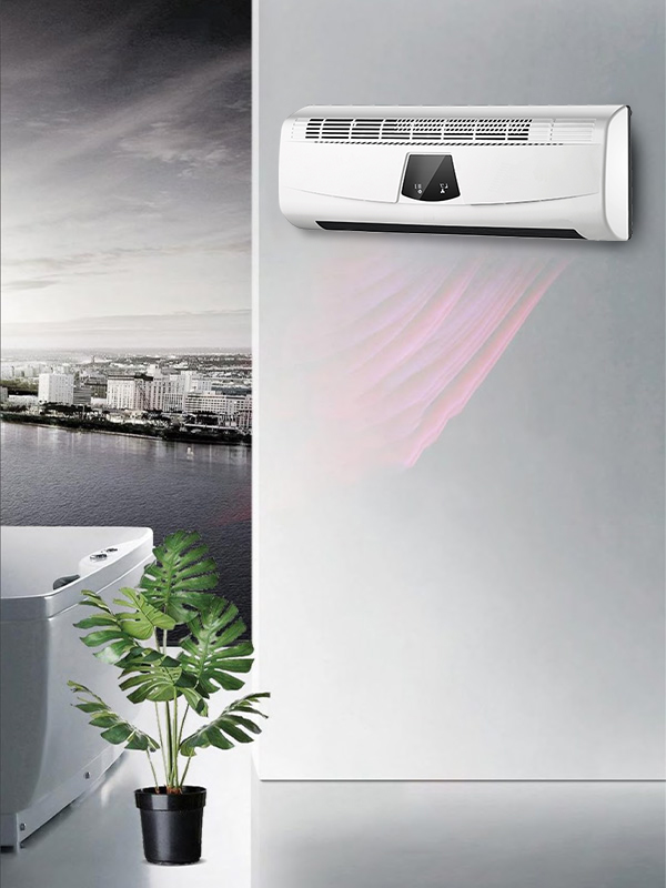 BPT-2000B 5806L-A เครื่องทำความร้อนแบบติดผนังพร้อมจอแสดงผลรูปพัดลม