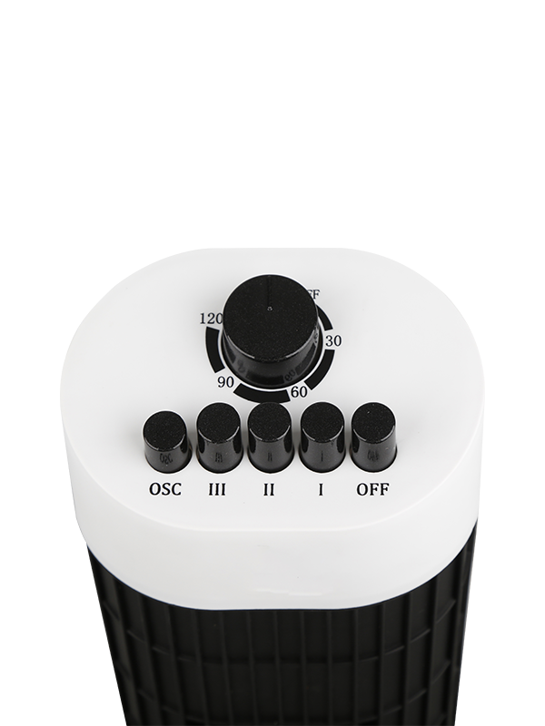 TF803T 45W ความเร็วสามระดับ LED แสดงผล พัดลมทาวเวอร์ เครื่องทำความร้อน พร้อมฐานที่ถอดออกได้